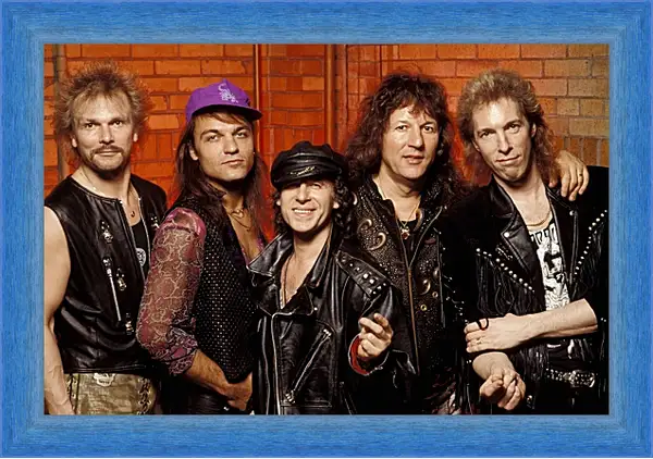 Картина в раме - Скорпионс. Scorpions Картина в раме - Скорпионс. Scorpions