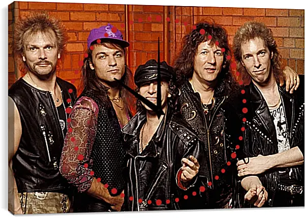 Часы картина - Скорпионс. Scorpions Часы картина - Скорпионс. Scorpions