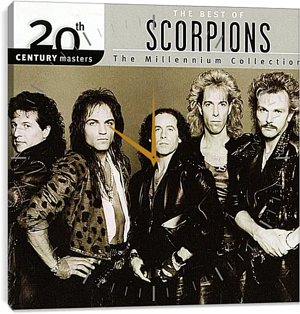 Часы картина - Скорпионс. Scorpions Часы картина - Скорпионс. Scorpions