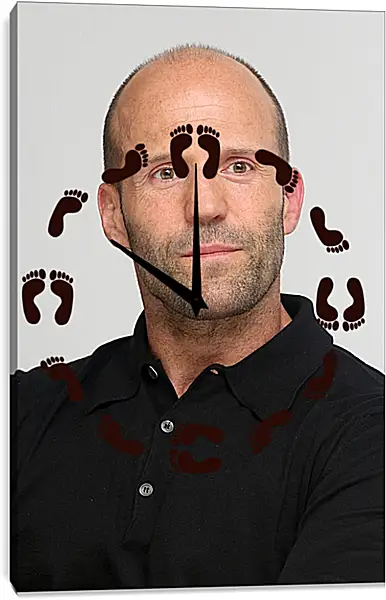 Часы картина - Джейсон Стэтхэм. Jason Statham Часы картина - Джейсон Стэтхэм. Jason Statham