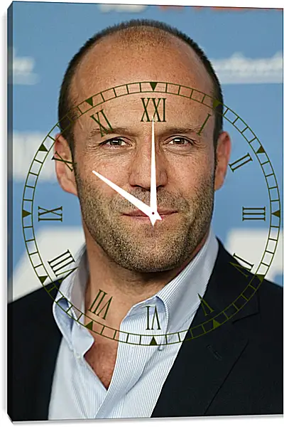 Часы картина - Джейсон Стэтхэм. Jason Statham Часы картина - Джейсон Стэтхэм. Jason Statham