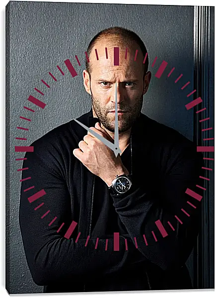 Часы картина - Джейсон Стэтхэм. Jason Statham Часы картина - Джейсон Стэтхэм. Jason Statham