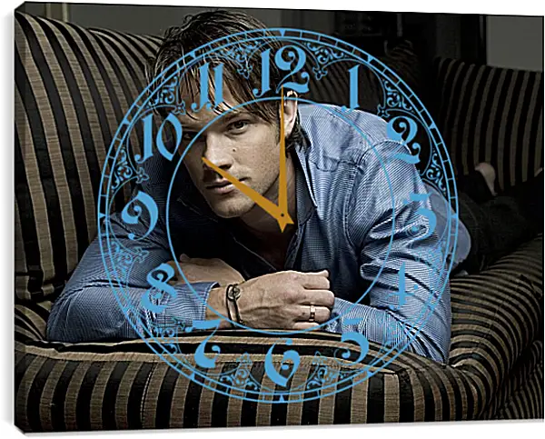 Часы картина - Джаред Падалеки. Jared Padalecki Часы картина - Джаред Падалеки. Jared Padalecki