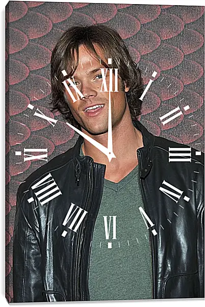 Часы картина - Джаред Падалеки. Jared Padalecki Часы картина - Джаред Падалеки. Jared Padalecki