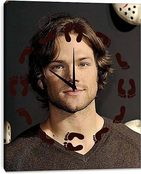 Часы картина - Джаред Падалеки. Jared Padalecki Часы картина - Джаред Падалеки. Jared Padalecki