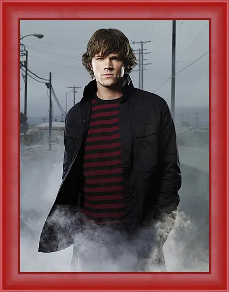 Картина в раме - Джаред Падалеки. Jared Padalecki Картина в раме - Джаред Падалеки. Jared Padalecki
