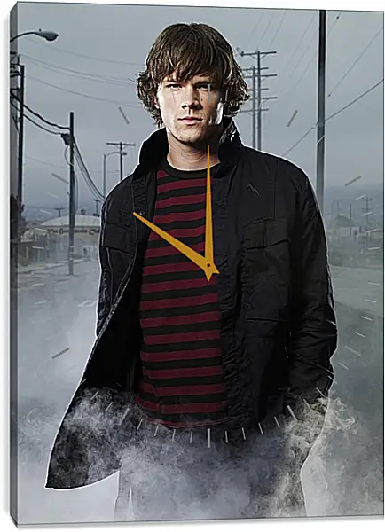 Часы картина - Джаред Падалеки. Jared Padalecki Часы картина - Джаред Падалеки. Jared Padalecki