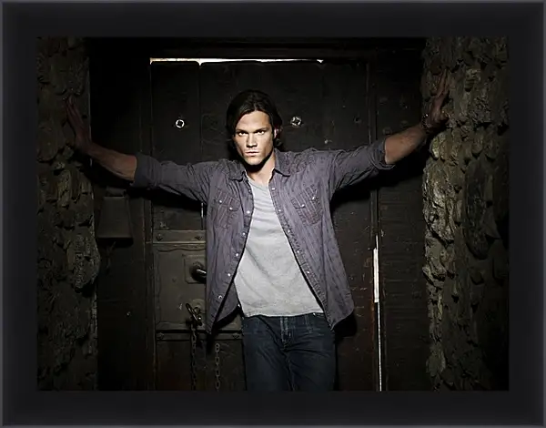 Картина в раме - Джаред Падалеки. Jared Padalecki Картина в раме - Джаред Падалеки. Jared Padalecki
