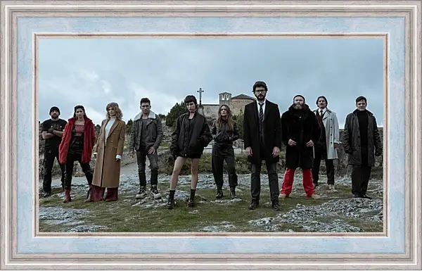 Картина в раме - Бумажный дом. La casa de papel Картина в раме - Бумажный дом. La casa de papel