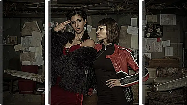 Модульная картина - Бумажный дом. La casa de papel Модульная картина - Бумажный дом. La casa de papel