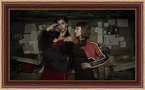 Картина в раме - Бумажный дом. La casa de papel Картина в раме - Бумажный дом. La casa de papel
