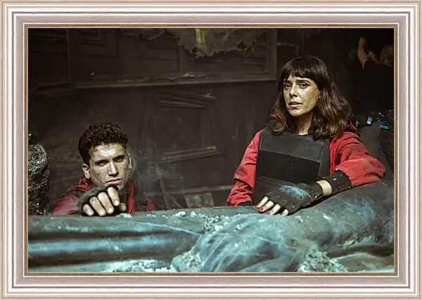 Картина в раме - Бумажный дом. La casa de papel Картина в раме - Бумажный дом. La casa de papel