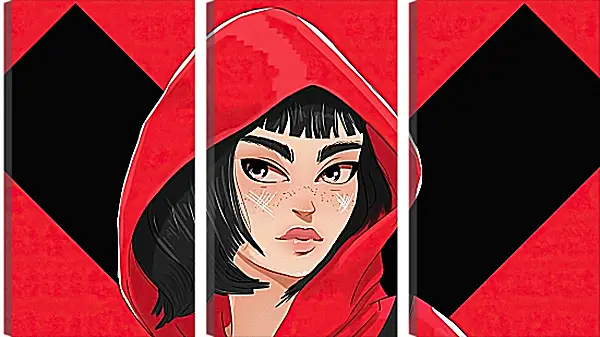 Модульная картина - Бумажный дом. La casa de papel Модульная картина - Бумажный дом. La casa de papel