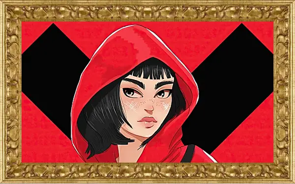 Картина в раме - Бумажный дом. La casa de papel Картина в раме - Бумажный дом. La casa de papel