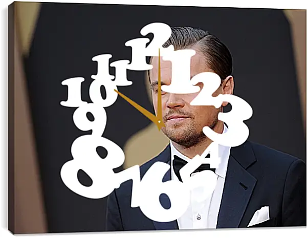 Часы картина - Леонардо Ди Каприо. Leonardo DiCaprio Часы картина - Леонардо Ди Каприо. Leonardo DiCaprio