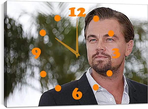 Часы картина - Леонардо Ди Каприо. Leonardo DiCaprio Часы картина - Леонардо Ди Каприо. Leonardo DiCaprio