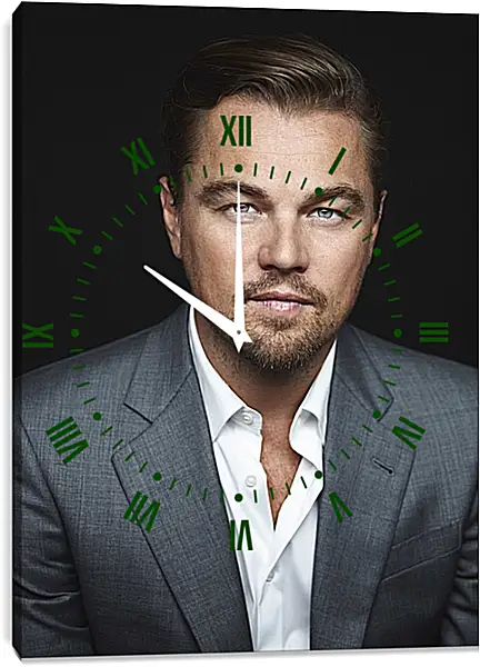 Часы картина - Леонардо Ди Каприо. Leonardo DiCaprio Часы картина - Леонардо Ди Каприо. Leonardo DiCaprio