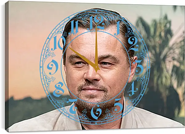 Часы картина - Леонардо Ди Каприо. Leonardo DiCaprio Часы картина - Леонардо Ди Каприо. Leonardo DiCaprio
