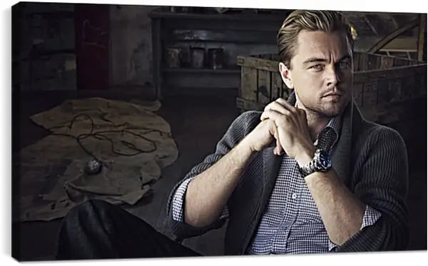 Постер на подрамнике - Леонардо Ди Каприо. Leonardo DiCaprio Постер на подрамнике - Леонардо Ди Каприо. Leonardo DiCaprio