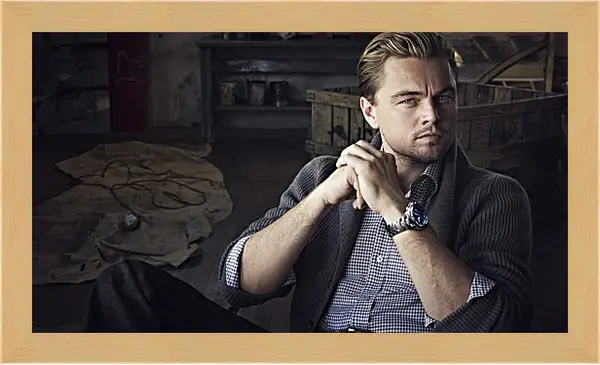 Картина в раме - Леонардо Ди Каприо. Leonardo DiCaprio Картина в раме - Леонардо Ди Каприо. Leonardo DiCaprio