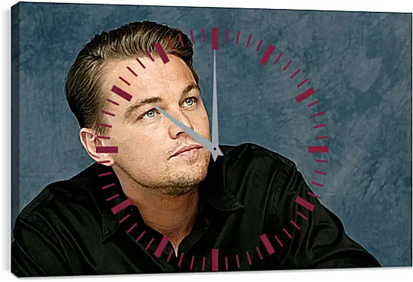 Часы картина - Леонардо Ди Каприо. Leonardo DiCaprio Часы картина - Леонардо Ди Каприо. Leonardo DiCaprio