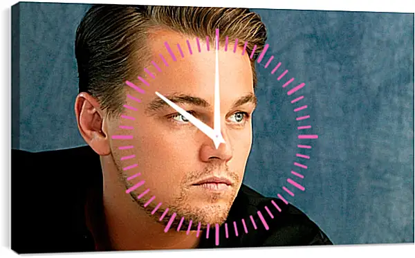 Часы картина - Леонардо Ди Каприо. Leonardo DiCaprio Часы картина - Леонардо Ди Каприо. Leonardo DiCaprio