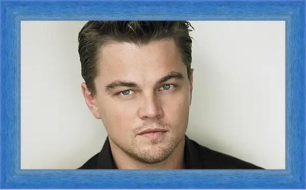 Картина в раме - Леонардо Ди Каприо. Leonardo DiCaprio Картина в раме - Леонардо Ди Каприо. Leonardo DiCaprio