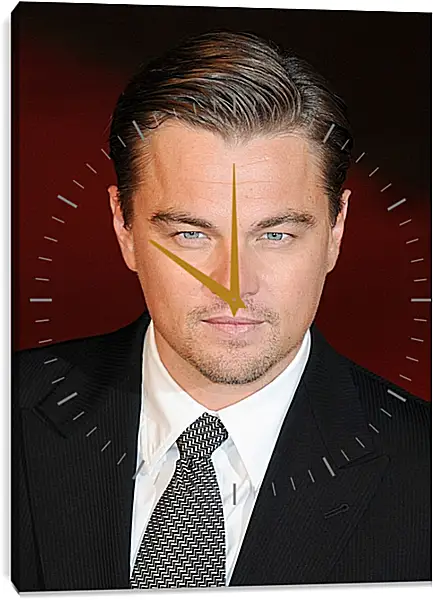 Часы картина - Леонардо Ди Каприо. Leonardo DiCaprio Часы картина - Леонардо Ди Каприо. Leonardo DiCaprio