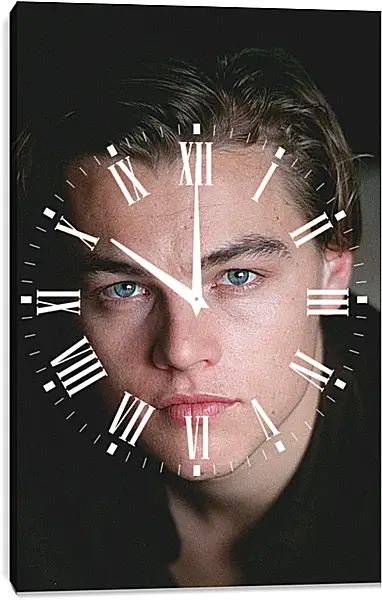 Часы картина - Леонардо Ди Каприо. Leonardo DiCaprio Часы картина - Леонардо Ди Каприо. Leonardo DiCaprio