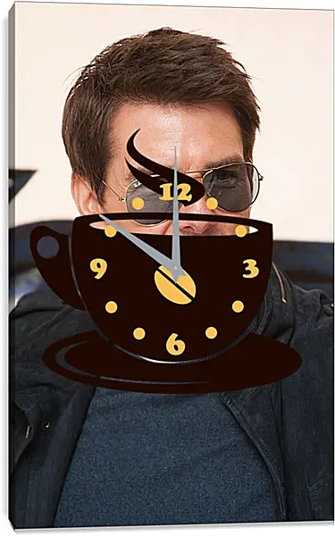 Часы картина - Том Круз. Tom Cruise Часы картина - Том Круз. Tom Cruise