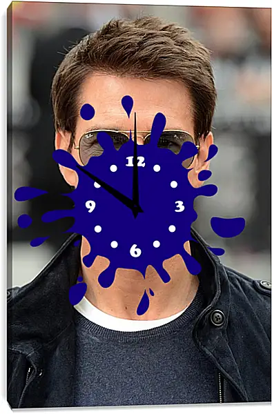 Часы картина - Том Круз. Tom Cruise Часы картина - Том Круз. Tom Cruise