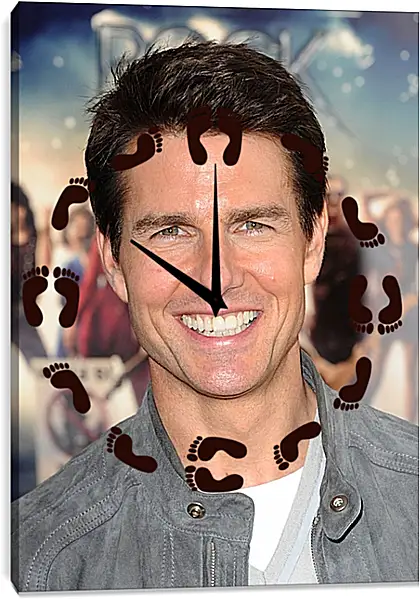 Часы картина - Том Круз. Tom Cruise Часы картина - Том Круз. Tom Cruise