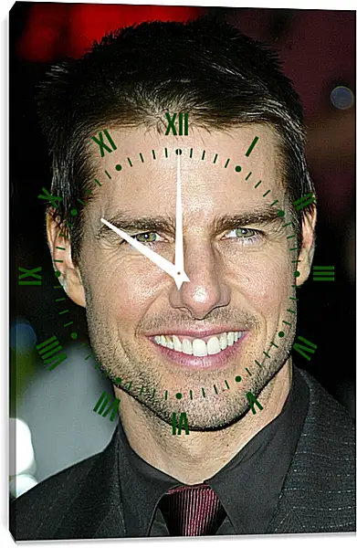 Часы картина - Том Круз. Tom Cruise Часы картина - Том Круз. Tom Cruise
