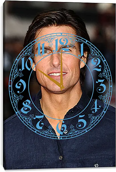 Часы картина - Том Круз. Tom Cruise Часы картина - Том Круз. Tom Cruise