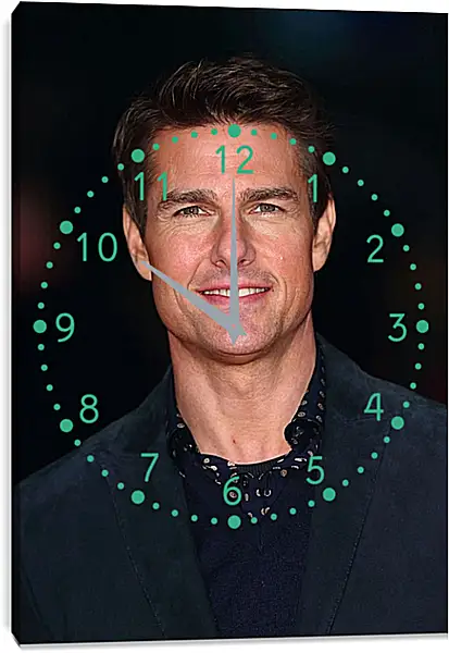 Часы картина - Том Круз. Tom Cruise Часы картина - Том Круз. Tom Cruise