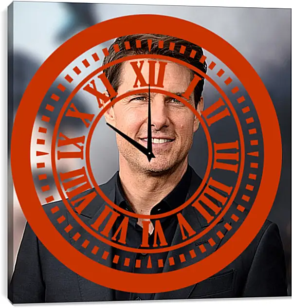 Часы картина - Том Круз. Tom Cruise Часы картина - Том Круз. Tom Cruise