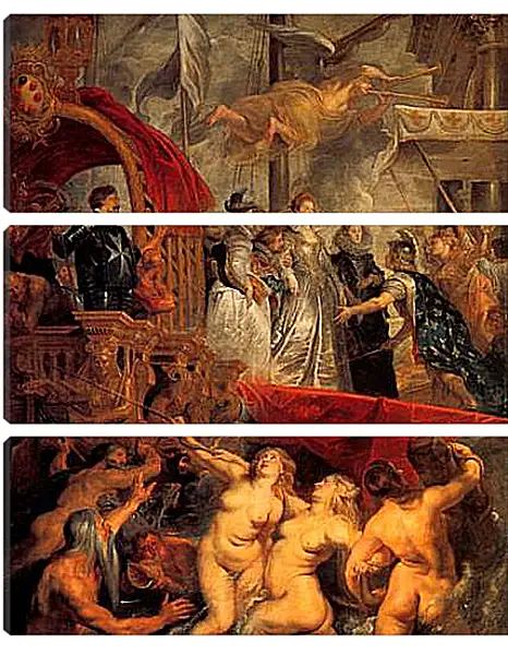 Модульная картина - Le Debarquement de la reine a Marseille. Питер Пауль Рубенс Модульная картина - Le Debarquement de la reine a Marseille. Питер Пауль Рубенс