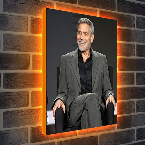 Лайтбокс световая панель - Джордж Клуни. George Clooney Лайтбокс световая панель - Джордж Клуни. George Clooney