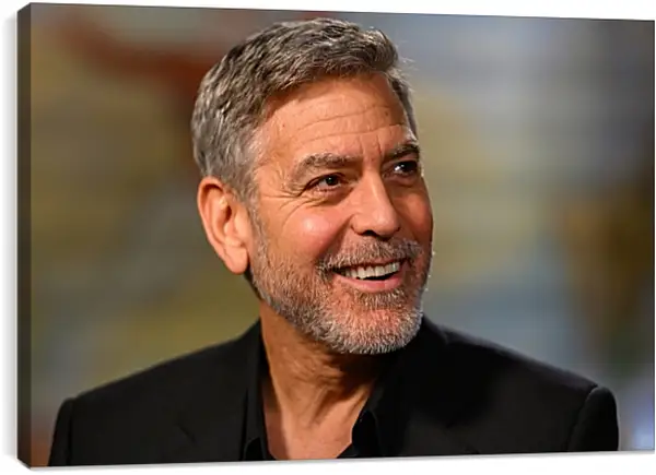 Постер на подрамнике - Джордж Клуни. George Clooney Постер на подрамнике - Джордж Клуни. George Clooney