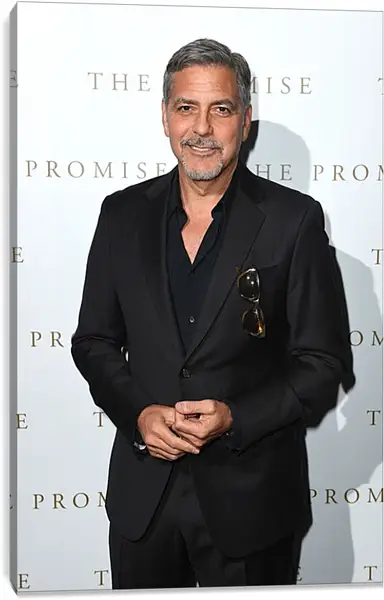 Постер на подрамнике - Джордж Клуни. George Clooney Постер на подрамнике - Джордж Клуни. George Clooney