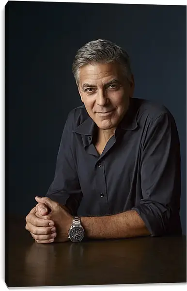 Постер на подрамнике - Джордж Клуни. George Clooney Постер на подрамнике - Джордж Клуни. George Clooney