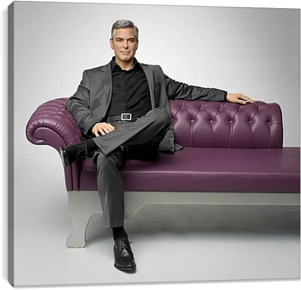 Постер на подрамнике - Джордж Клуни. George Clooney Постер на подрамнике - Джордж Клуни. George Clooney