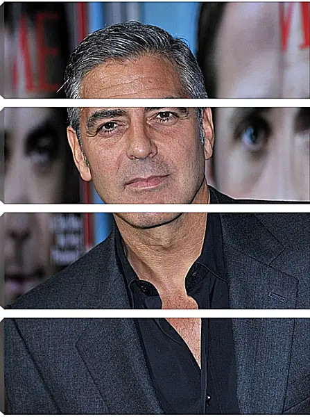 Модульная картина - Джордж Клуни. George Clooney Модульная картина - Джордж Клуни. George Clooney