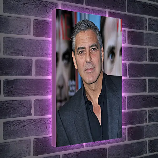 Лайтбокс световая панель - Джордж Клуни. George Clooney Лайтбокс световая панель - Джордж Клуни. George Clooney
