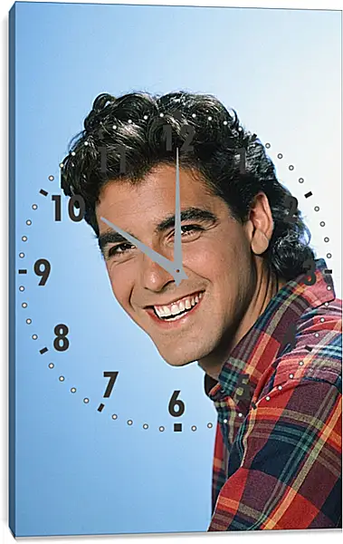 Часы картина - Джордж Клуни. George Clooney Часы картина - Джордж Клуни. George Clooney