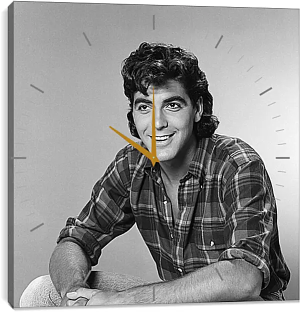 Часы картина - Джордж Клуни. George Clooney Часы картина - Джордж Клуни. George Clooney