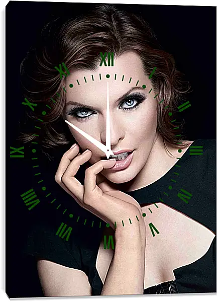 Часы картина - Милла Йовович. Milla Jovovich Часы картина - Милла Йовович. Milla Jovovich