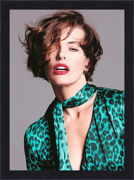 Картина в раме - Милла Йовович. Milla Jovovich Картина в раме - Милла Йовович. Milla Jovovich