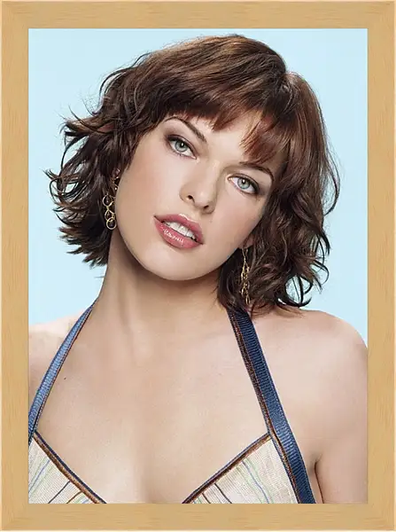 Картина в раме - Милла Йовович. Milla Jovovich Картина в раме - Милла Йовович. Milla Jovovich