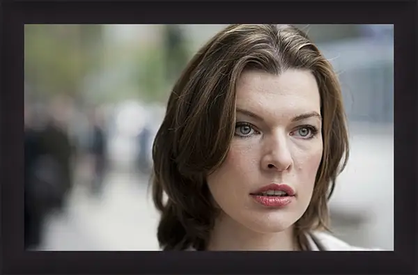 Картина в раме - Милла Йовович. Milla Jovovich Картина в раме - Милла Йовович. Milla Jovovich
